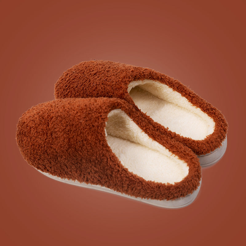 Furry Slippers Soft Winter Bedroom Slippers Women