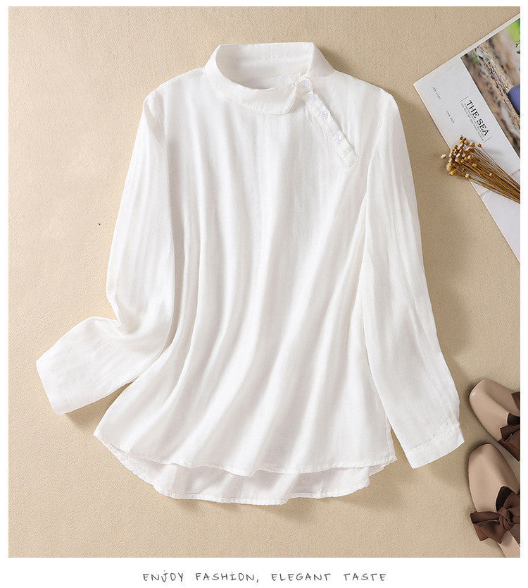 Women's Artistic Versatile Comfortable Casual Long-sleeved Loose Composite Top