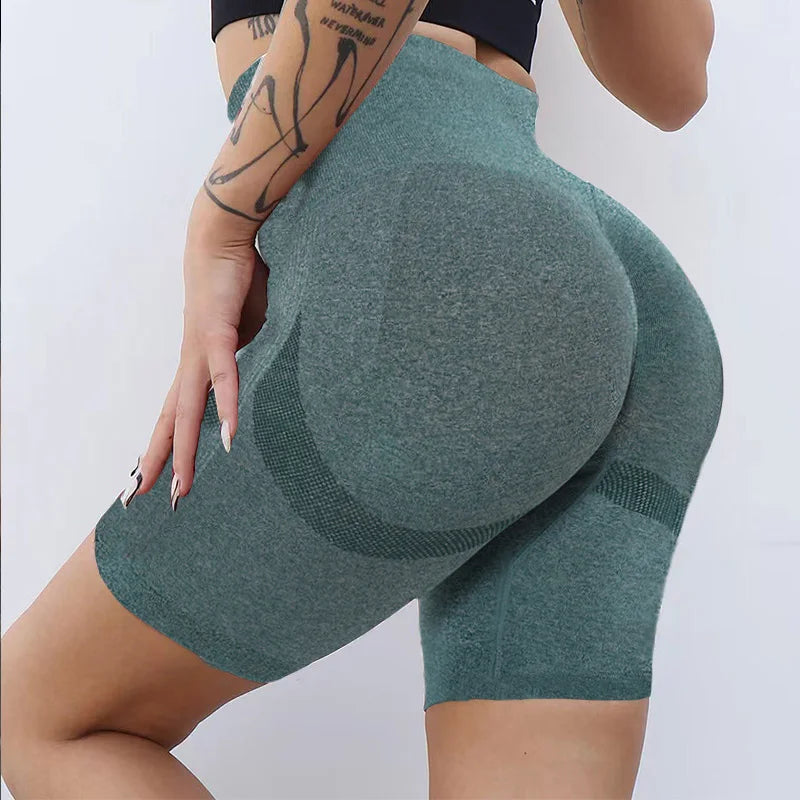 Seamless Sports Shorts Push up Women Yoga Leggings Butt Lifting Fitness Booty Short Sport Workout Gym Tights Woman