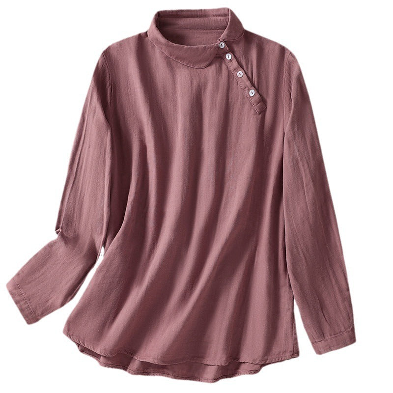 Women's Artistic Versatile Comfortable Casual Long-sleeved Loose Composite Top